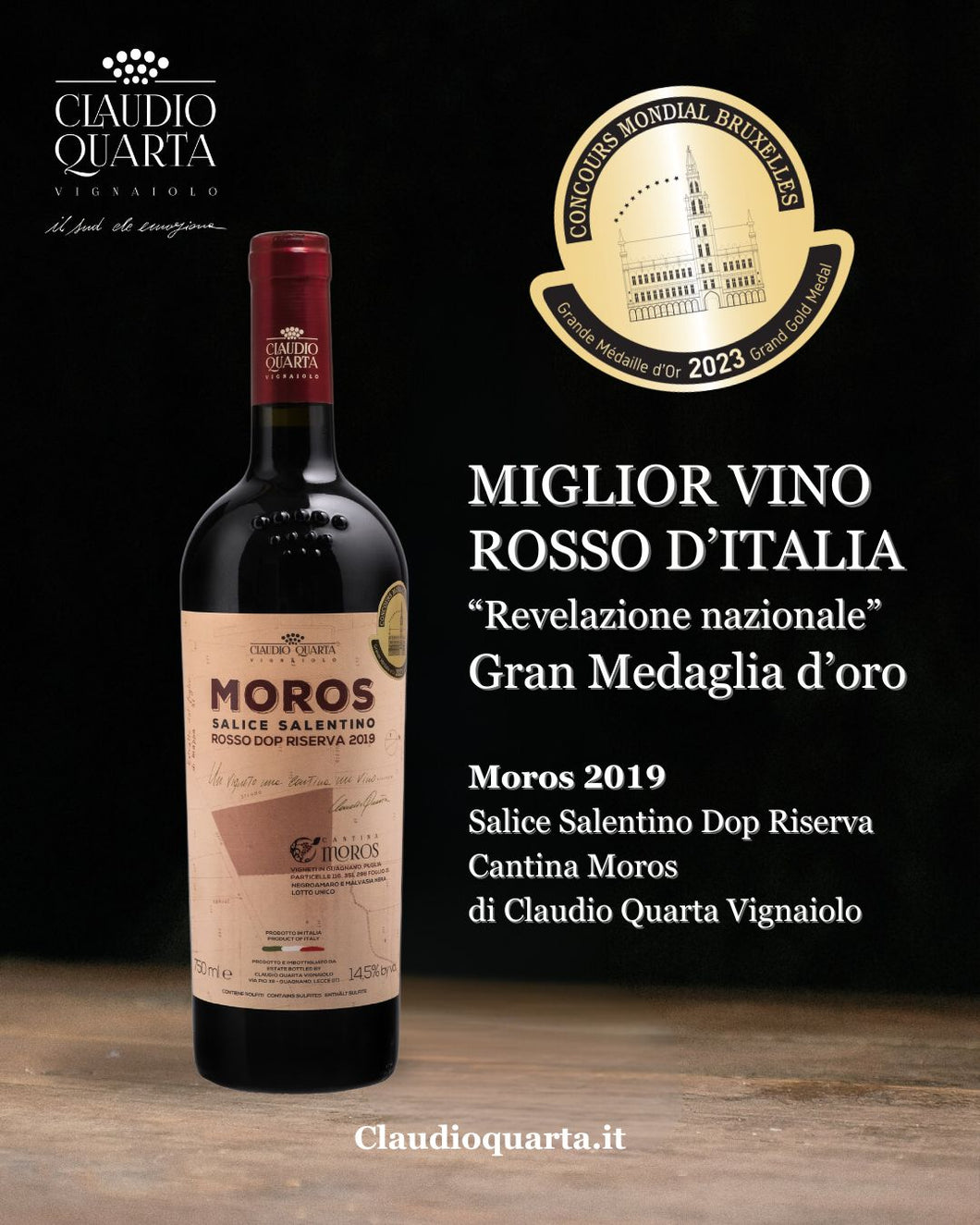 Moros Salice Salentino Riserva DOP 2019