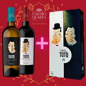 Pack Totò Rosso - Totò Bianco + Confezione Totò in Regalo - Claudio Quarta Vignaiolo Shop